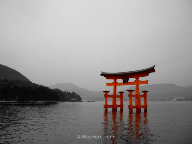 El torii flotante de Miyajima