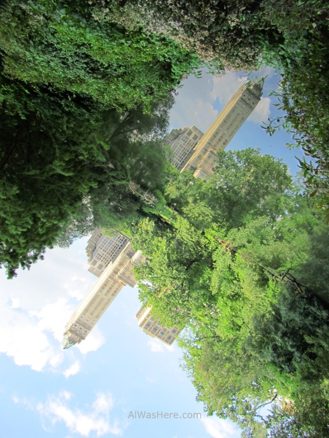 NUEVA YORK CENTRAL PARK 29, reflejo en el pond reflection hotel The Pierre New York City