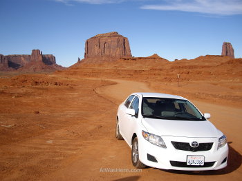Monument Valley coche