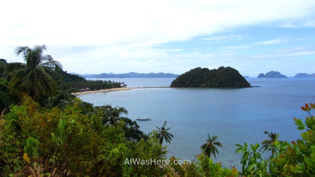 EL NIDO MARIMEGMEG LAS CABANAS BEACH PLAYA 1. vista desde la carretera Palawan, Filipinas, Philippines