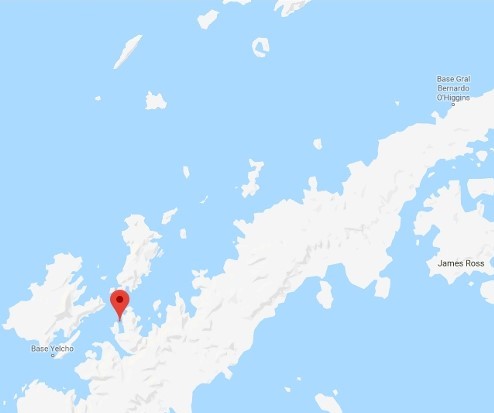 Isla Cuverville Mapa 2